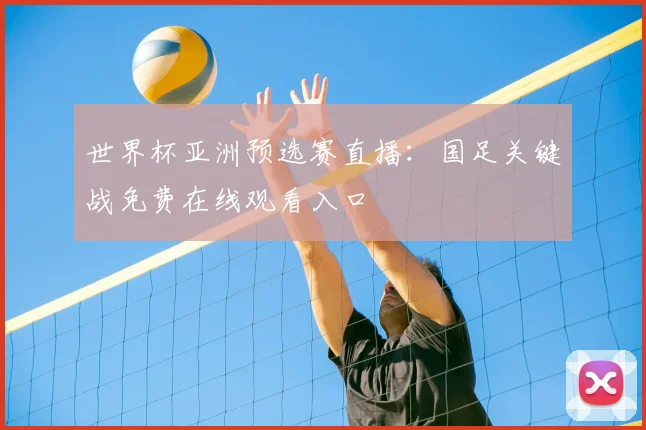 世界杯亚洲预选赛直播：国足关键战免费在线观看入口